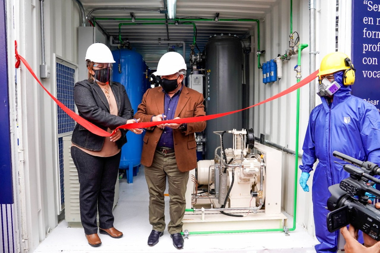 Planta de oxígeno inaugurada en la UCV será móvil