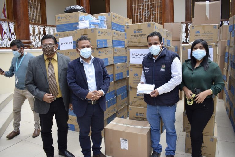 GR entrega 150 mil kits de mascarillas a municipalidades de la costa