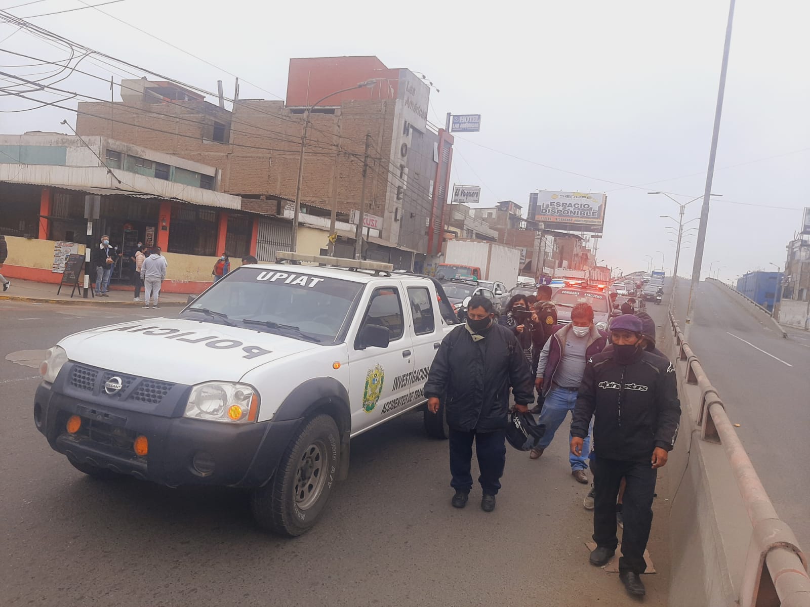 Accidente en Bypass del Óvalo Grau deja dos jóvenes fallecidos