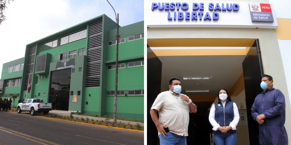 Comisaría La Noria y puesto de Salud La Libertad inician atención el próximo lunes