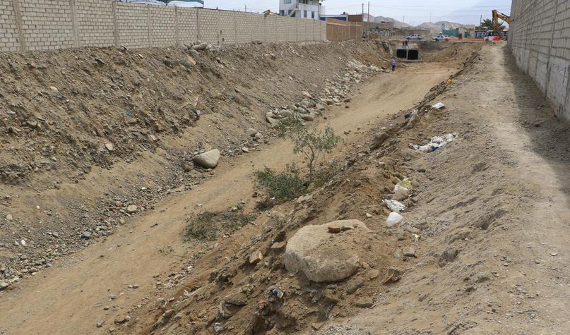 Trujillo: Evacuarán rutas de aguas de la quebrada El León en Huanchaco