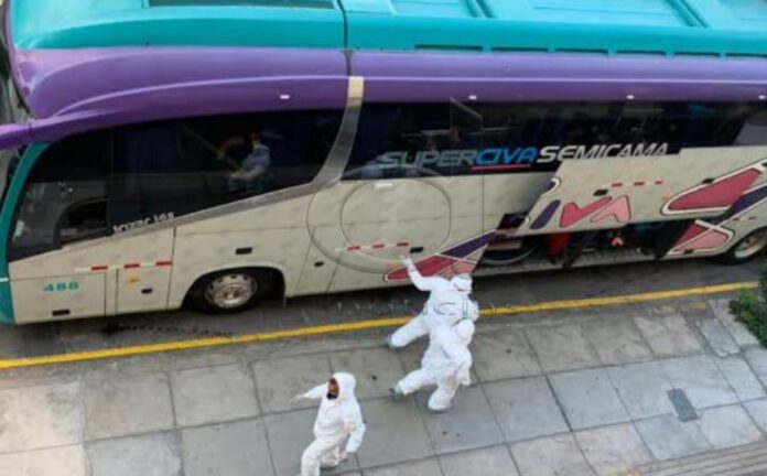 Pasajero falleció cuando se viajaba en un bus con destino a Lima
