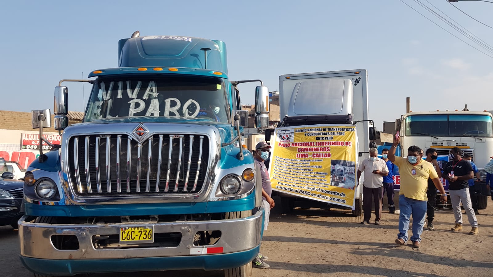 Transportistas anuncian huelga para el 26 de octubre