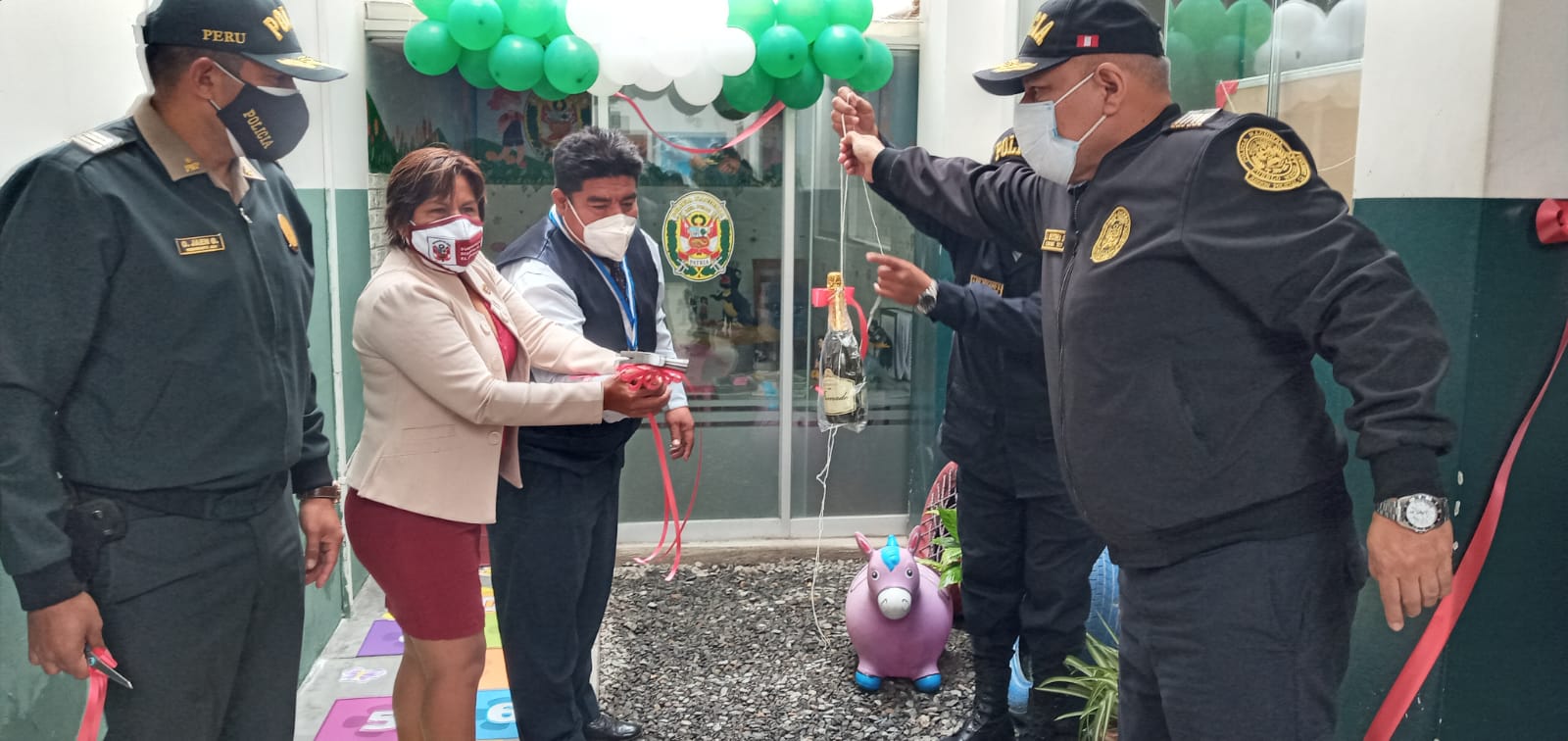 Inauguran sala de atención para niños víctimas de violencia familiar en El Porvenir