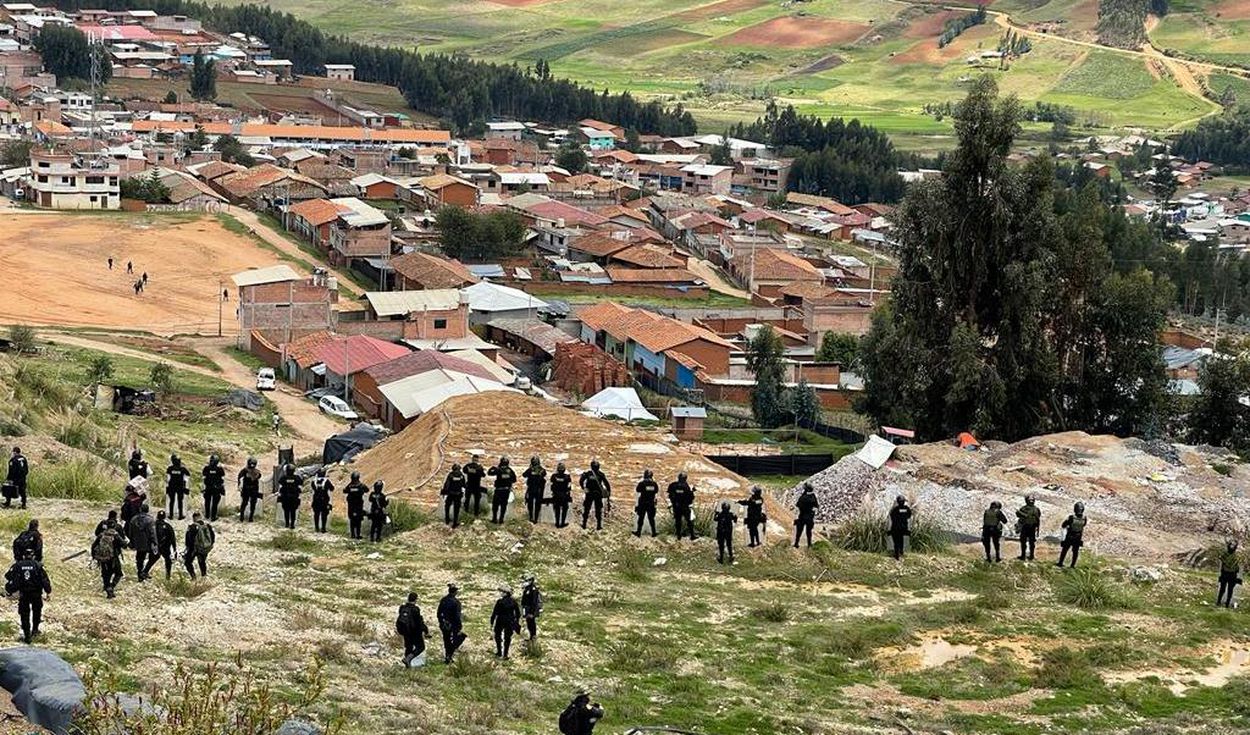 Huamachuco: Policía interviene minera ilegal
