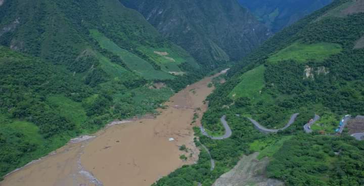 Advierten que río Utcubamba está a punto del desborde tras terremoto