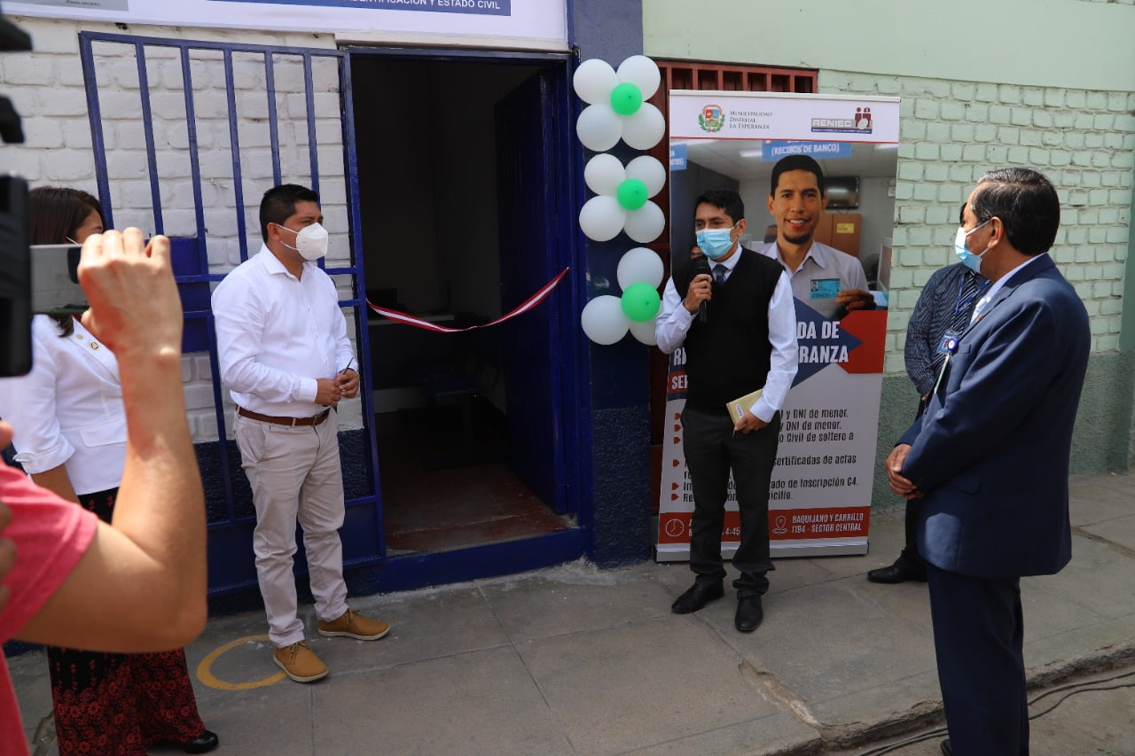 Descentralizan Reniec en Trujillo con nueva oficina en La Esperanza