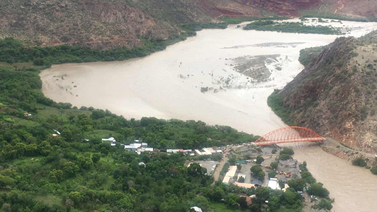 Localidades de la provincia de Pataz siguen aisladas por desborde del río Marañón