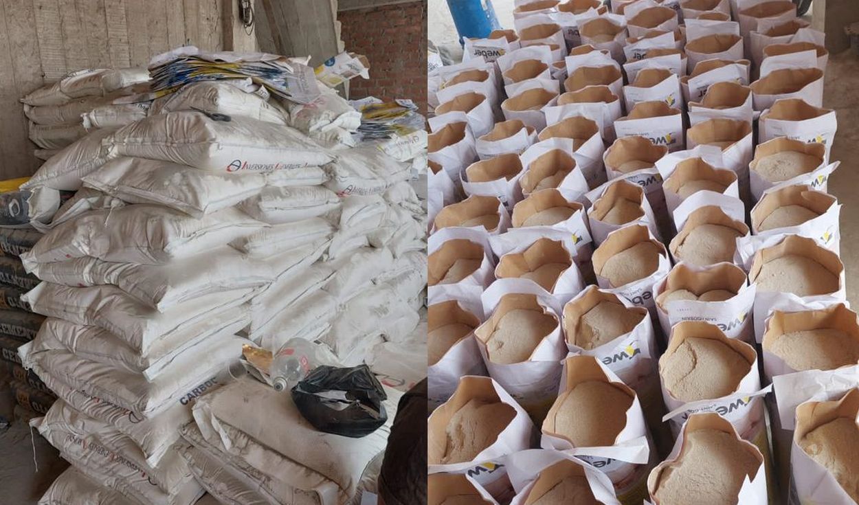 Incautan productos en fábrica clandestina de Laredo