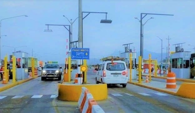 Tarifas de peajes en el norte suben hasta un 10 %