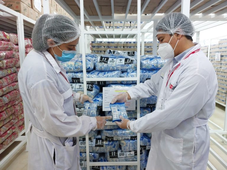 Alimentos de Qali Warma son sometidos a estrictos protocolos de bioseguridad en La Libertad