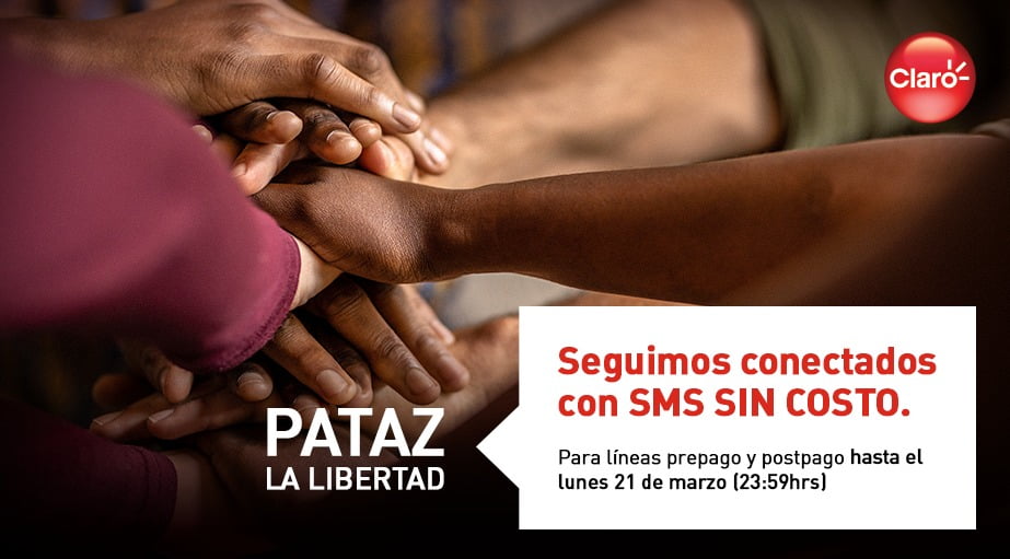 Pataz: podrán enviar SMS sin costo con Claro