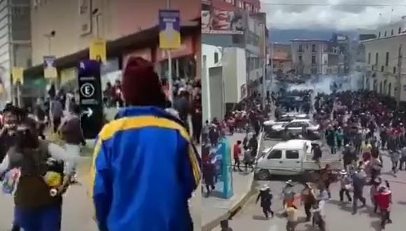 Realizan saqueos en supermercados de  Huancayo