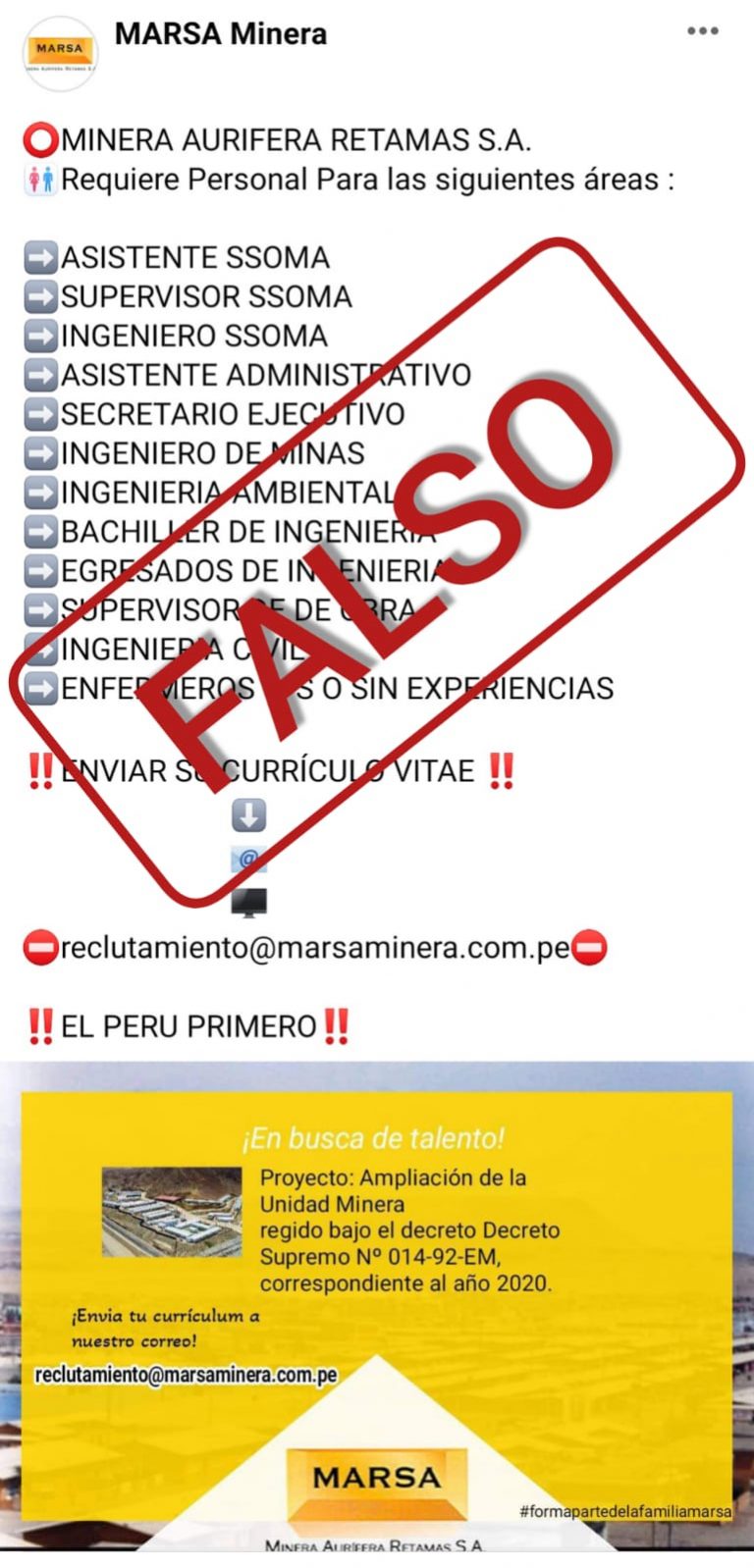 Estafadores Anuncian convocatorias laborales y venta de camionetas por redes sociales