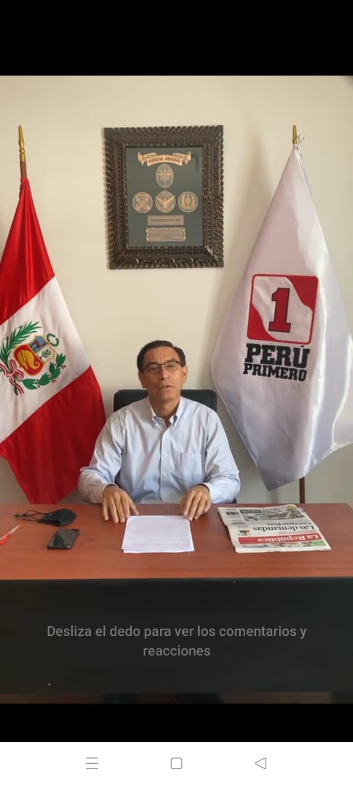Vizcarra: "Los cambios se pueden hacer, sin la necesidad de una nueva constitución"