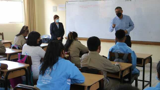 Ministro Serna  pide a estudiantes a que denuncien cualquier tipo de acoso