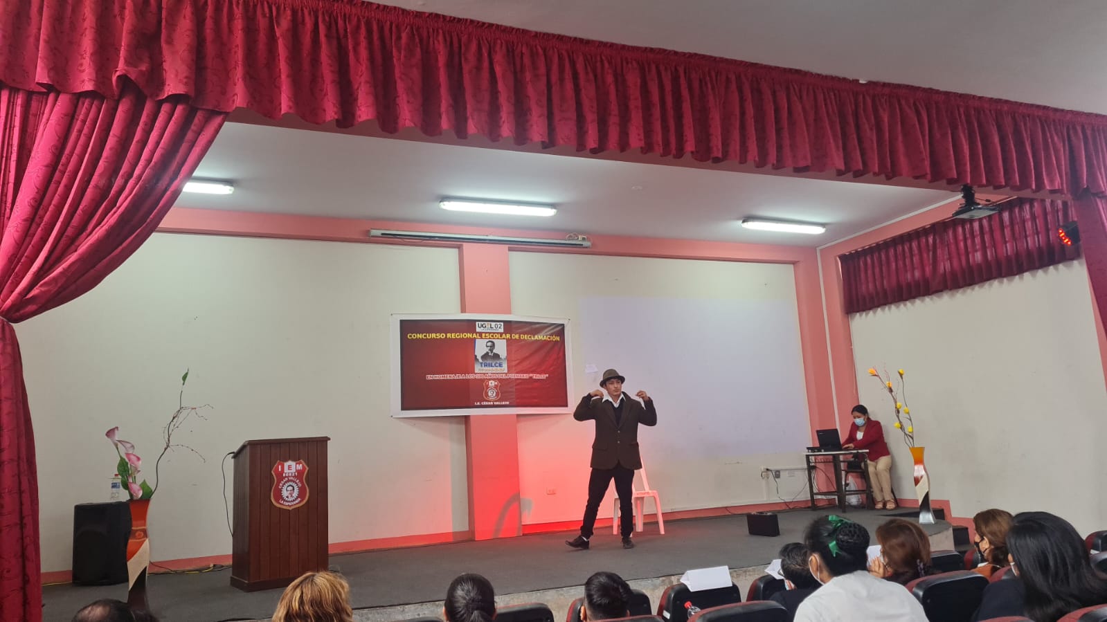 Frank Ramos a la final del concurso regional de declamación