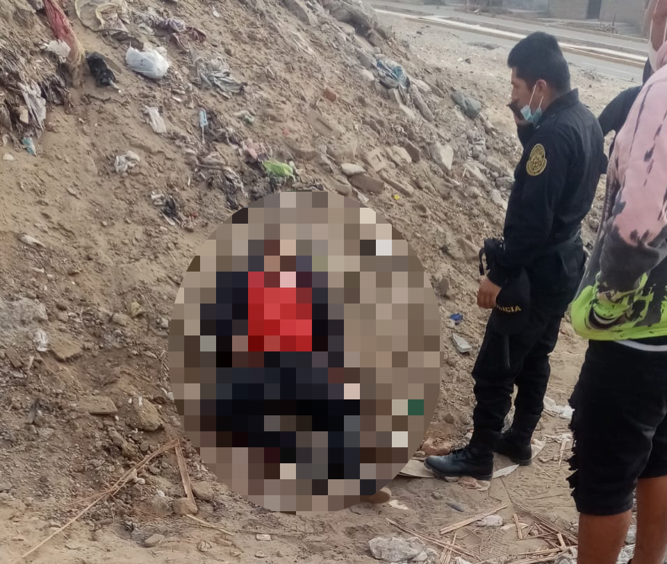 Encuentran cuerpo sin vida en secto María Elena Moyano en La Esperanza