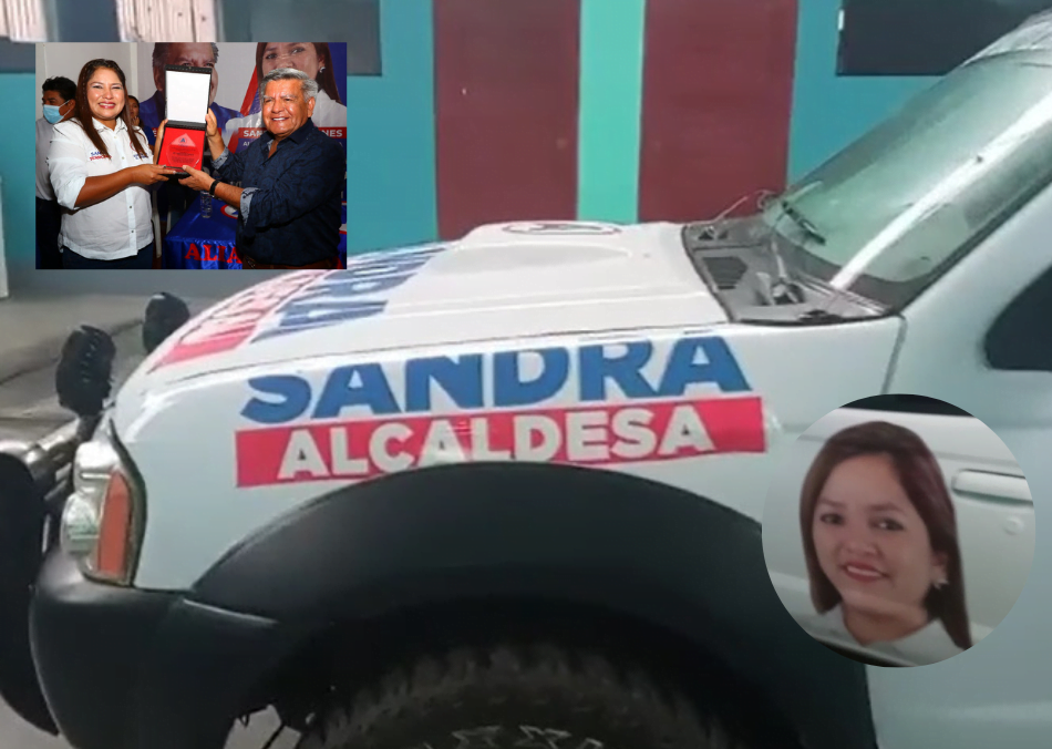La Esperanza: Jardín es usado como cochera para campaña política