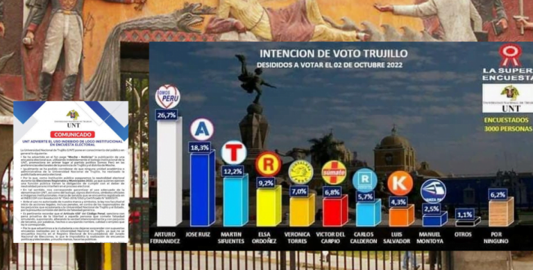 UNT desmiente encuesta que da como ganador a Arturo Fernández