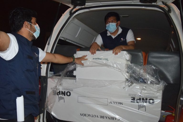 La Libertad: Inicia despliegue del material electoral para este 2 de octubre