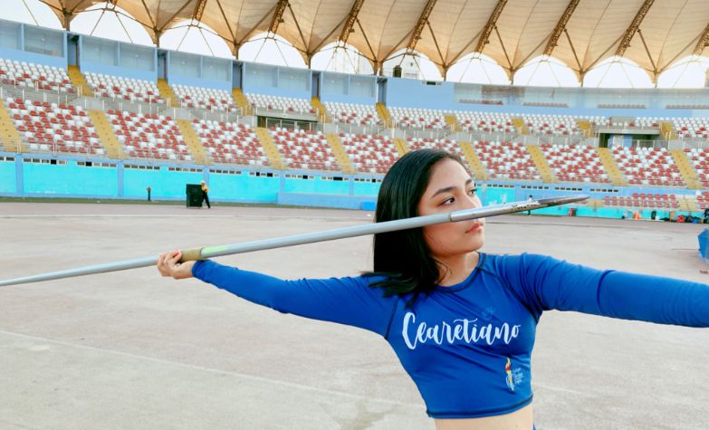 Deportista trujillana logra medalla en lanzamiento de jabalina