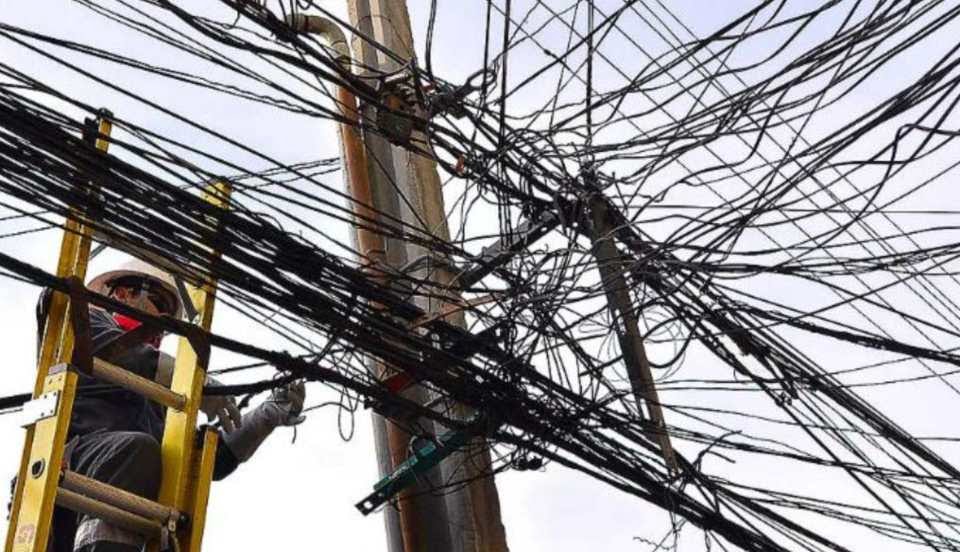 Cableado en desuso o en mal estado será retirado tras proyecto de ley