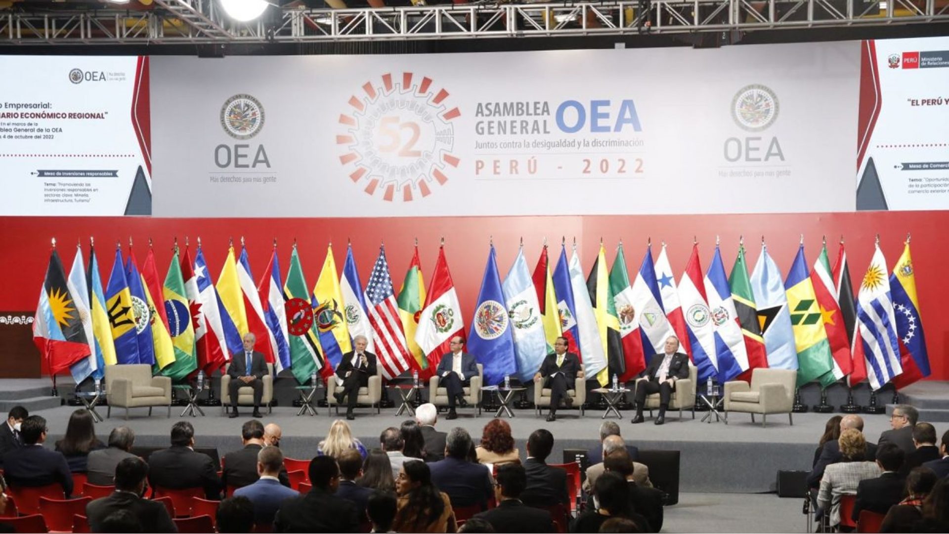 OEA probó por aclamación la resolución que expresa solidaridad al Gobierno