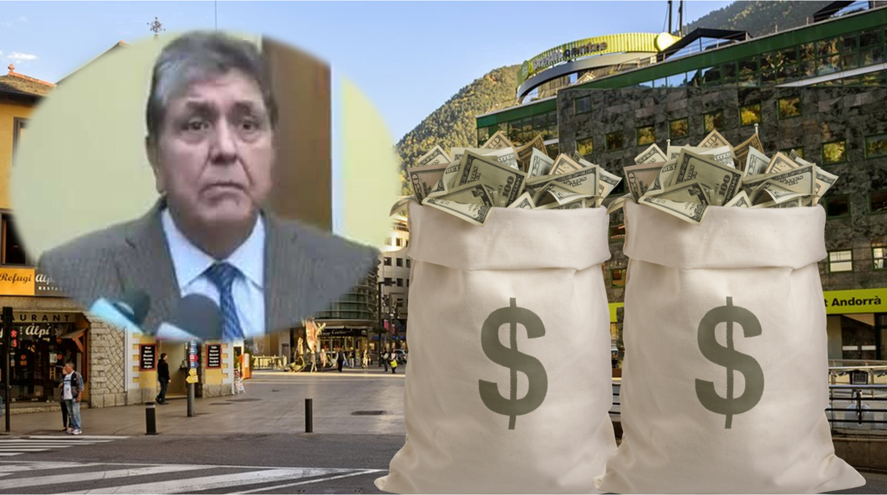 Andorra bloquea 7 cuentas con 3 millones de euros en sobornos de Odebrecht de Alan García