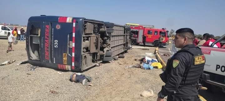 Sutran denuncia a chofer de Emtrafesa por accidente en San Pedro de Lloc