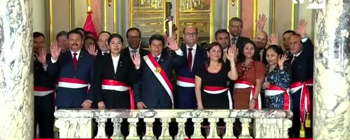 Juran nuevos mimistros del gabinete liderado por Betssy Chávez