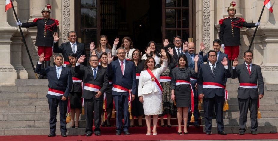 Presidenta tomó juramento a su primer gabinete ministerial