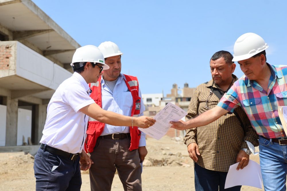I.E. María Negrón: Reinician obras de nuevo local del colegio