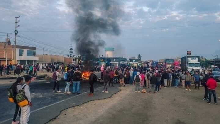 Trujillo: Transporte interprovincial se suspende ante bloqueos en carretera