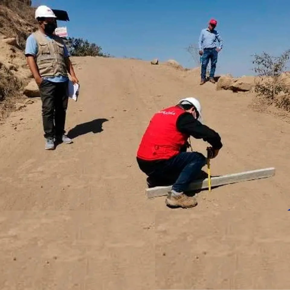 Irregularidades en la construcción de carretera en Cascas