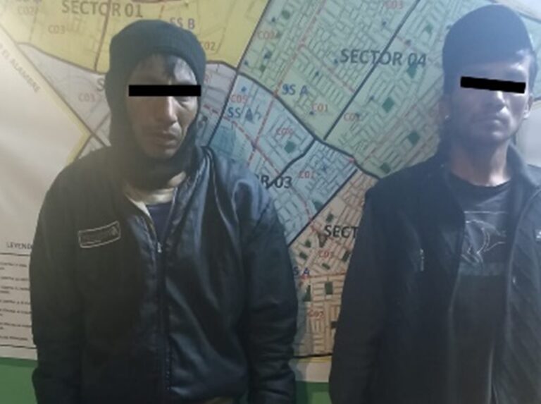 Capturan a sujetos de la banda criminal «Los insensibles de Pesqueda»