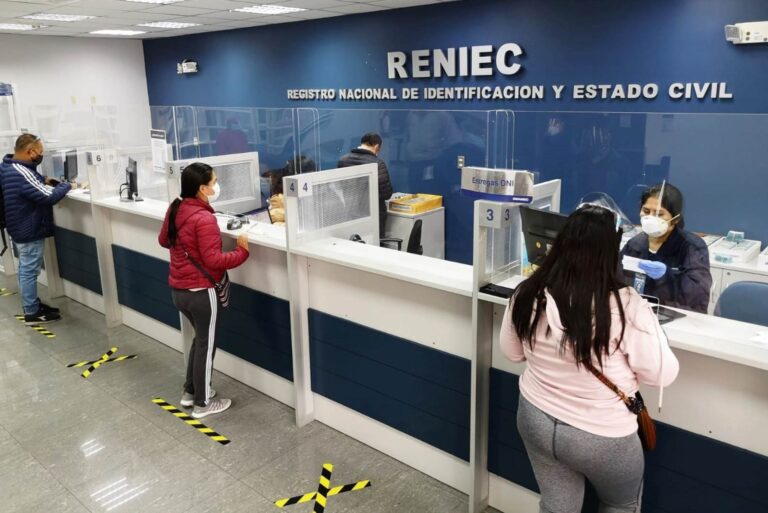 Reniec cierra sus oficinas a nivel nacional por las protestas en el país