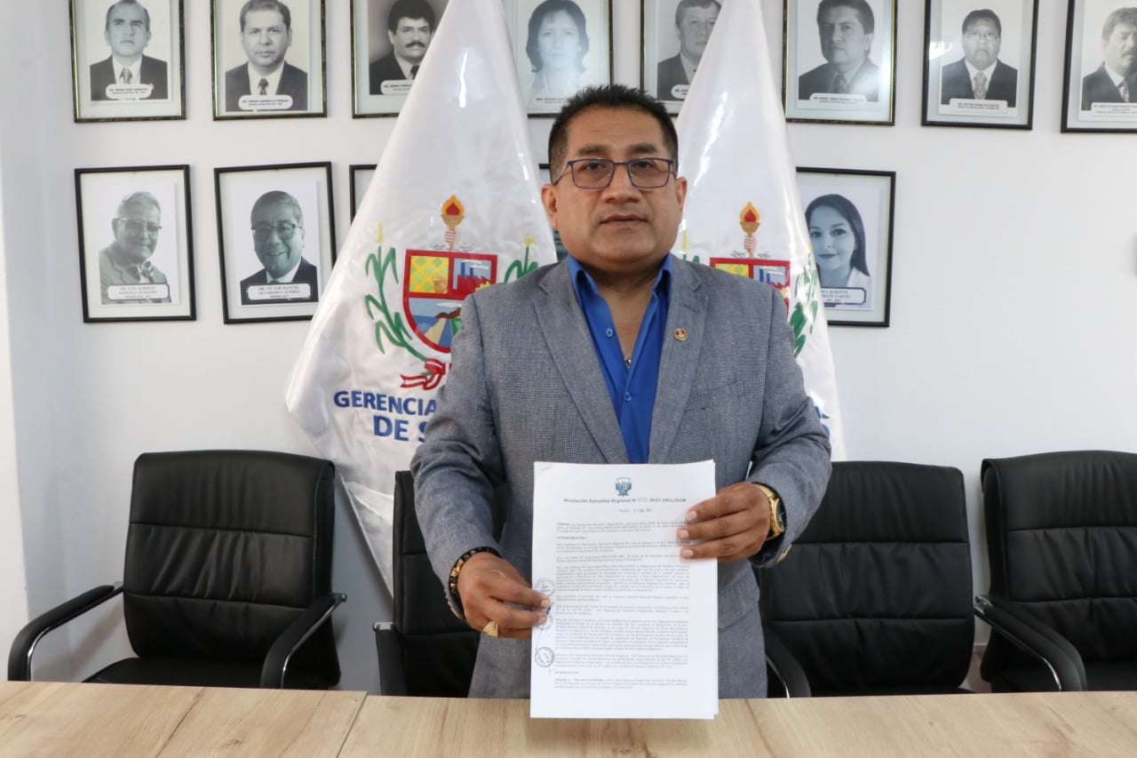 Designan a Aníbal Morillo como nuevo gerente regional de Salud de La Libertad