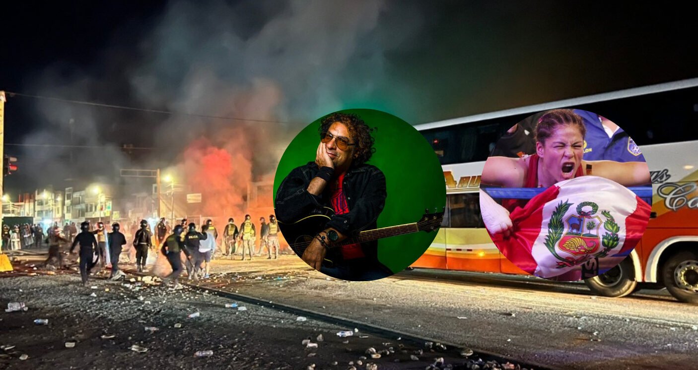 La Libertad: famosos cante y boxeadora lograron cruzar vía bloqueada en Virú para llegar a Trujillo