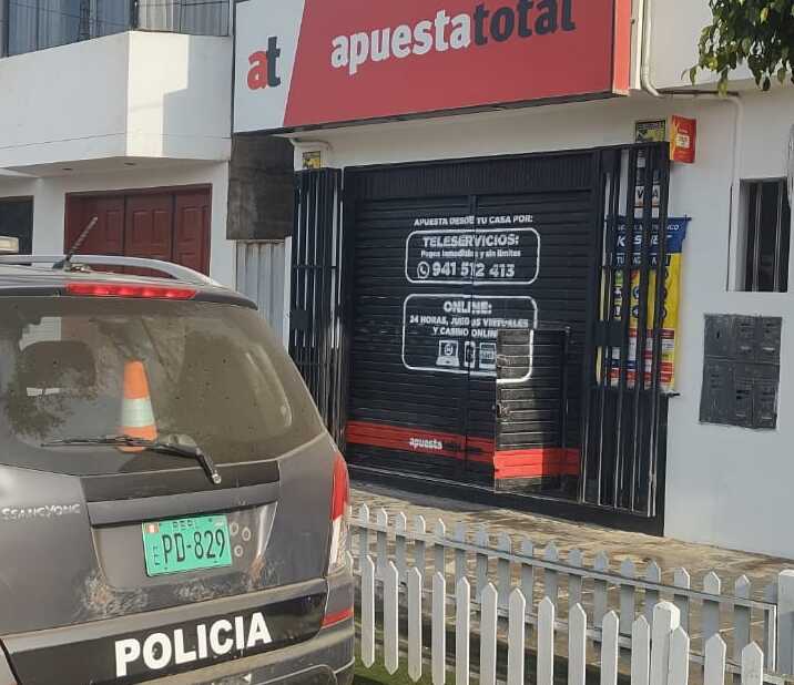 Asaltan casa de apuestas en Moche