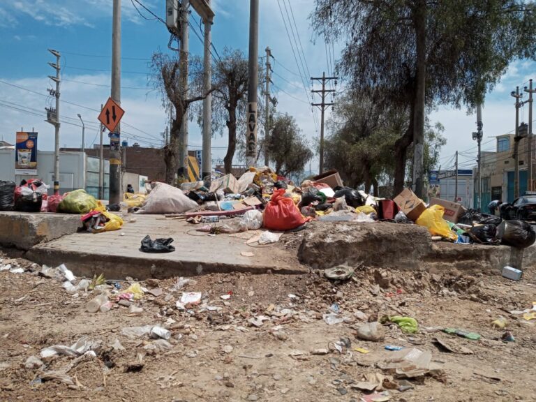 Basura acumulada por días atenta contra salud de habitantes de Alto Mochica