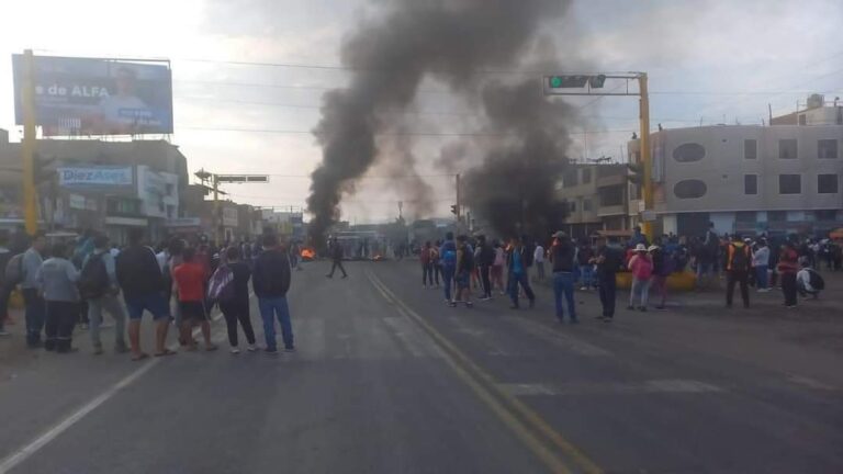 Fallece adulta mayor y bebé de 28 semanas de gestación durante las protestas en Virú