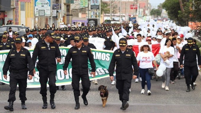 Policía Nacional anunció que ya no participará en “marcha por la paz”