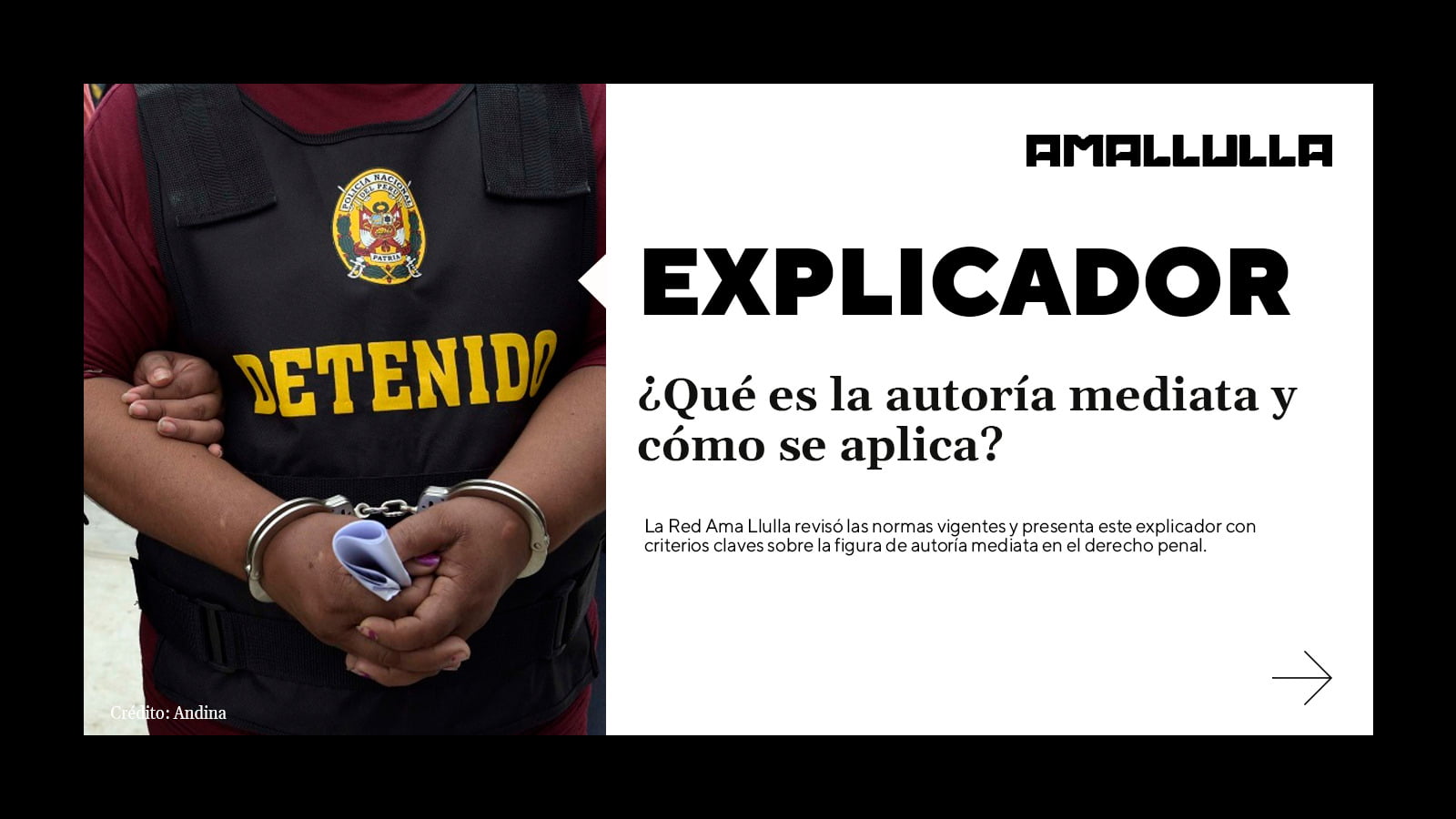 <strong>Explicador: ¿Qué es la autoría mediata y cómo se aplica?</strong>