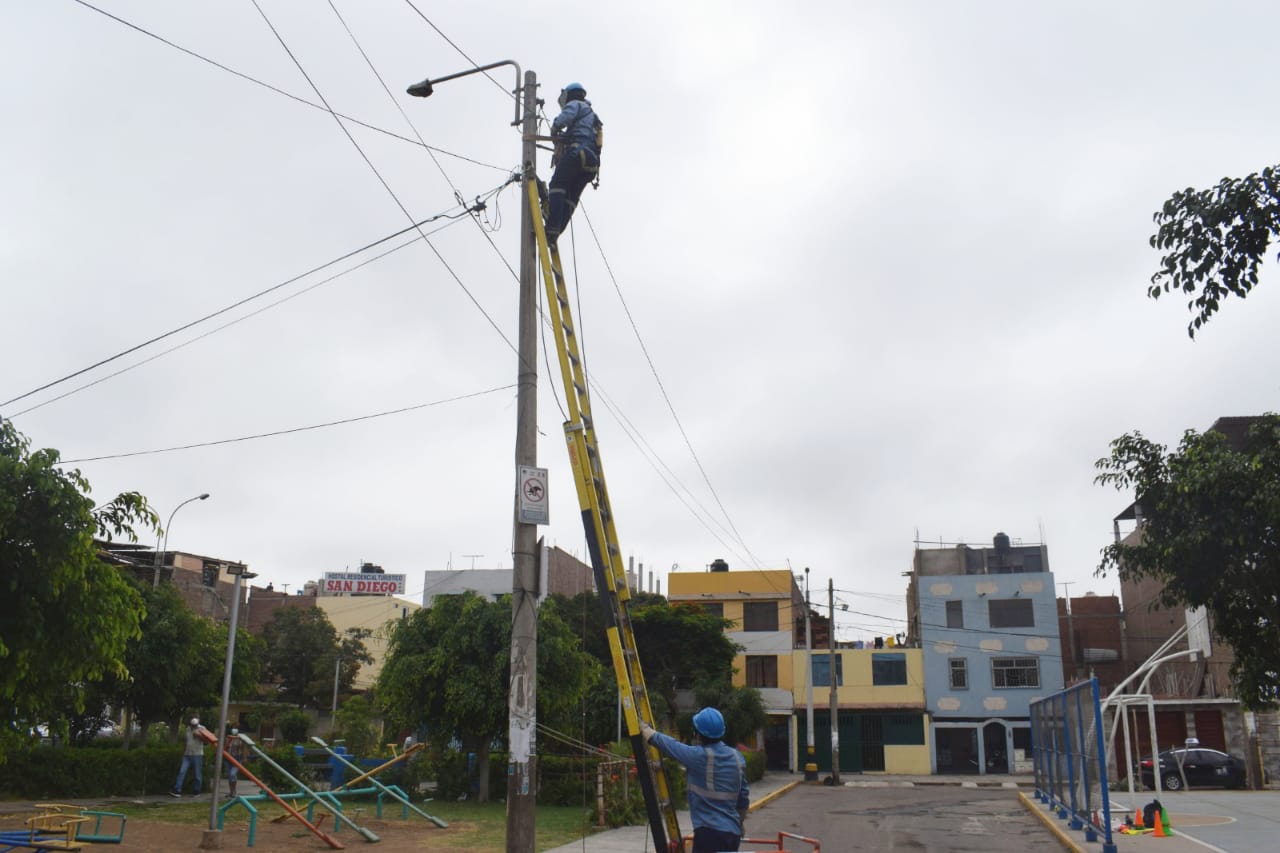 Cortes de luz son programados en distritos de Trujillo