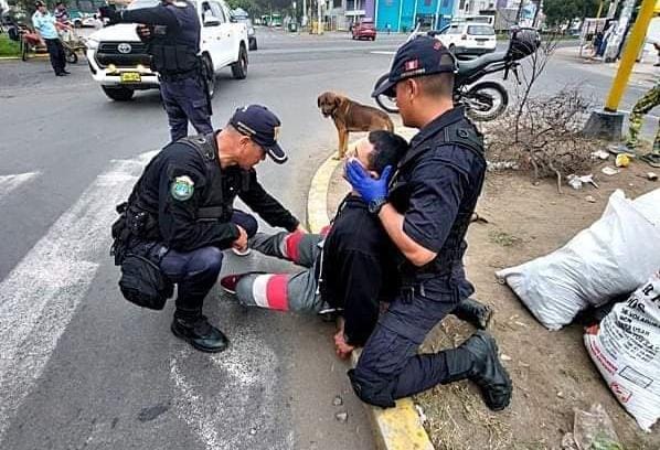 Trujillo: Accidente de tránsito deja un herido en la urb. Santa María
