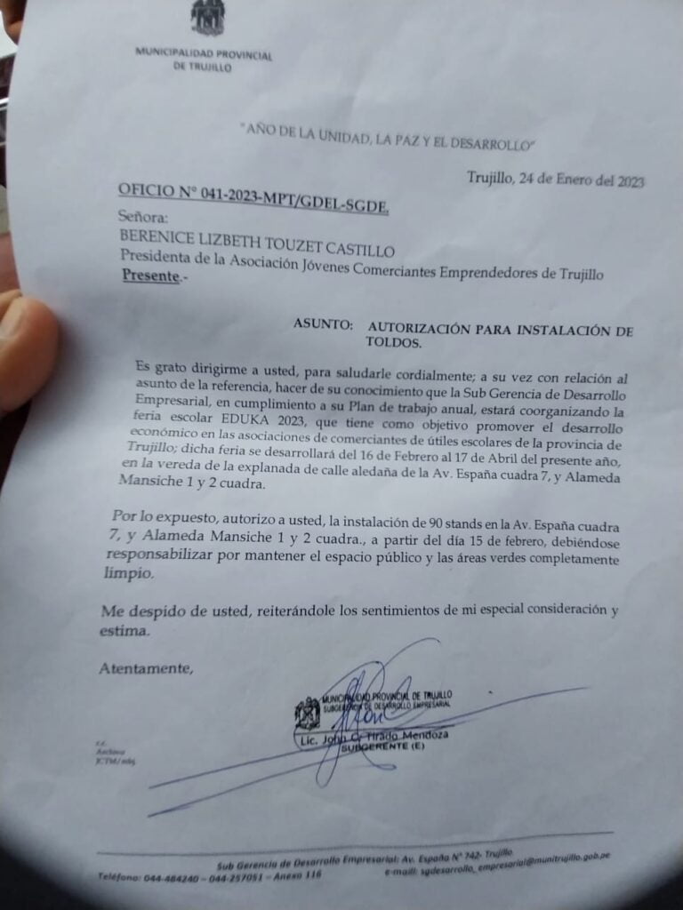 Autorización Feria Eduka 2023
