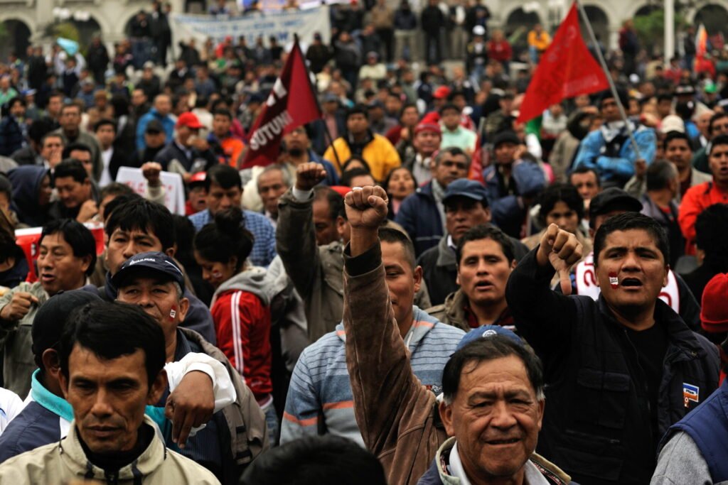 Protesta contra Dina Boluarte