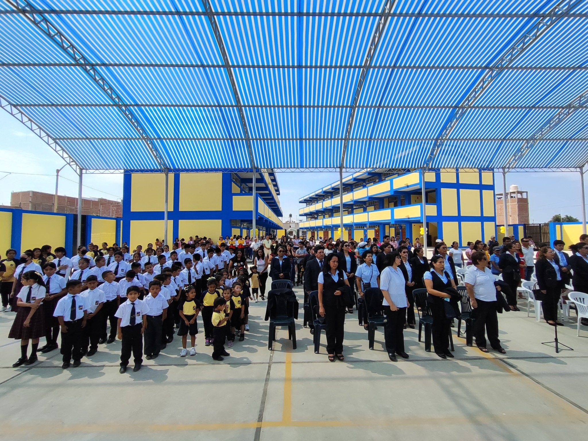 Inauguran moderna I.E. N° 81758 Telmo Hoyle de los Ríos en el centro poblado Víctor Raúl de Huanchaco