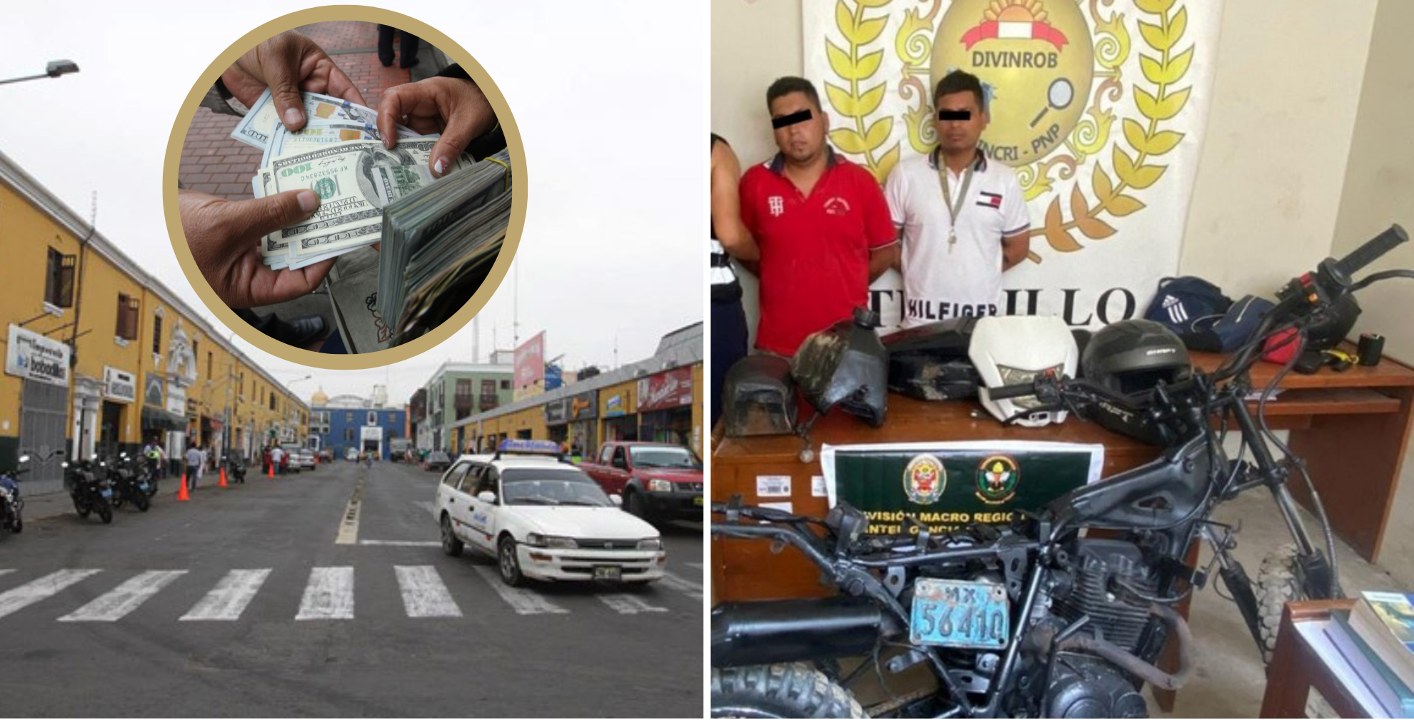 Detienen a dos presuntos autores de asalto a cambista en centro de Trujillo